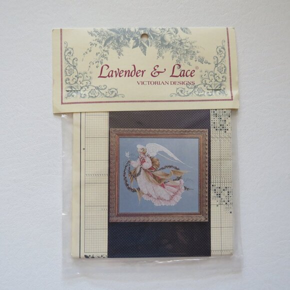 Angel of Summer Lavender & Lace Victorian Designs New Cross Stitch Pattern, 1993 - Picture 1 of 3